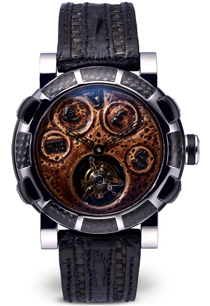 Romain Jerome Rusted steel T-oxy III Tourbillon black Extreme